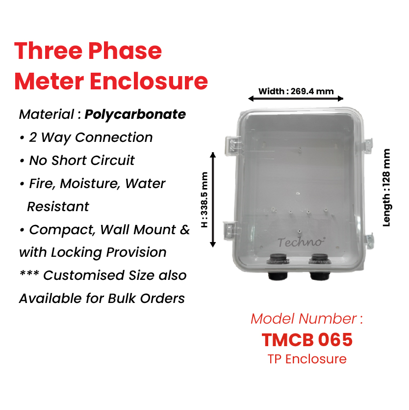 Techno Polycarbonate Meter Boxes TMCB 065 - TP_2