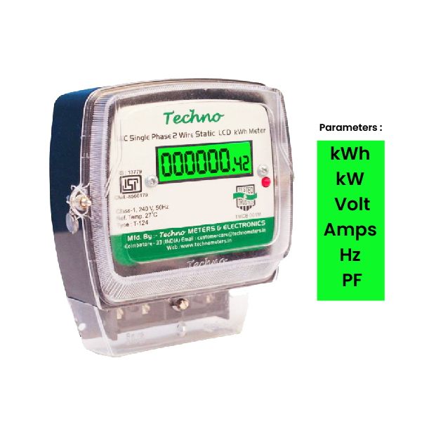 TECHNO TMCB 01M 5 - 30 A Single Phase LCD Digital Display Energy Meters_2