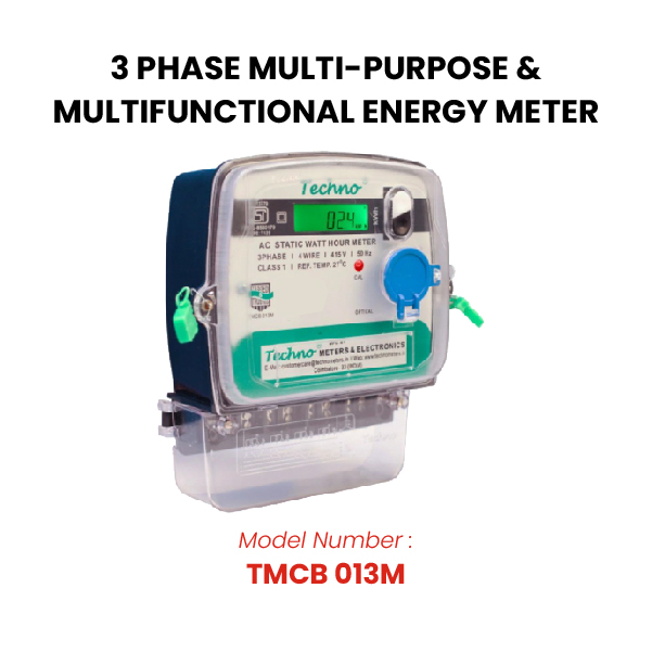 TECHNO TMCB 013M 10 - 60 A Three Phase Digital Energy Meters_1