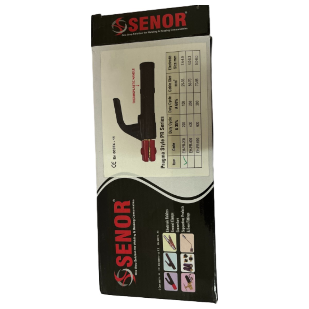 SENOR 200 Amp PRAG Series Electrode Holder EH-PR-200 2.5 - 3.15 mm_3