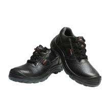 Hillson Soccer Real Leather Steel Toe Safety Shoes Black_0