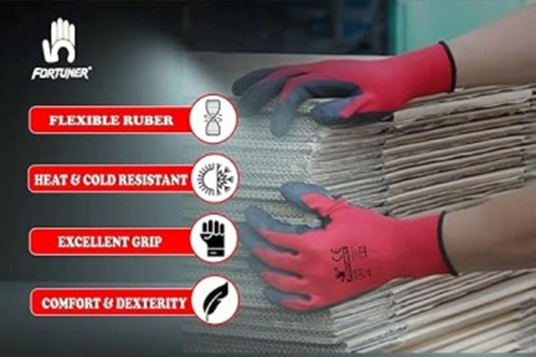 Fortuner Cut Resistant Nylon Safety Gloves L_2