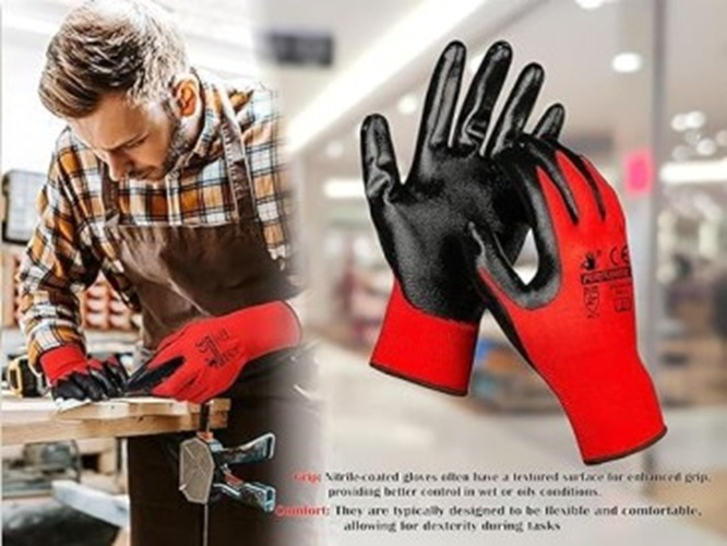 Fortuner Cut Resistant Nylon Safety Gloves L_3