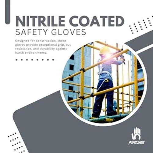 Fortuner Cut Resistant Nylon Safety Gloves L_2