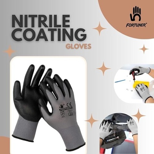 Fortuner Cut Resistant Nylon Safety Gloves L_1