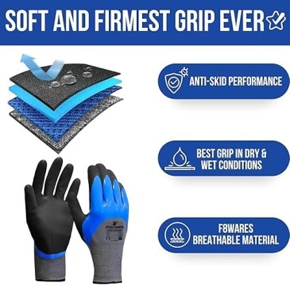 Fortuner Cut Resistant Nylon Safety Gloves L_1
