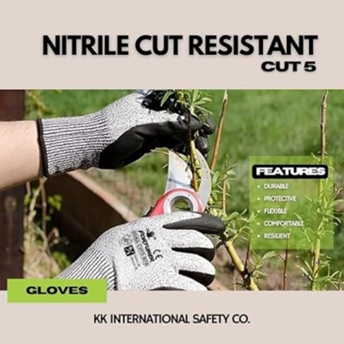 Fortuner Cut Resistant Nylon Safety Gloves L_2