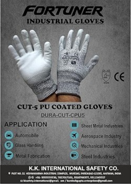 Fortuner Cut Resistant Nylon Safety Gloves L_2