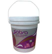 Satva White Acrylic Distempers 10 L_0