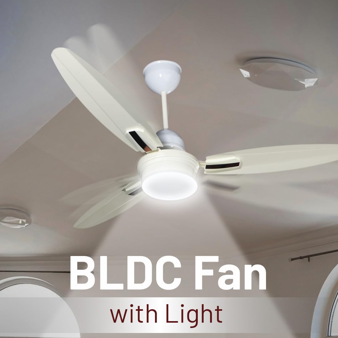 Vitalis Power Regular 1200 mm 3 Blades 72 W White Ceiling Fans_1