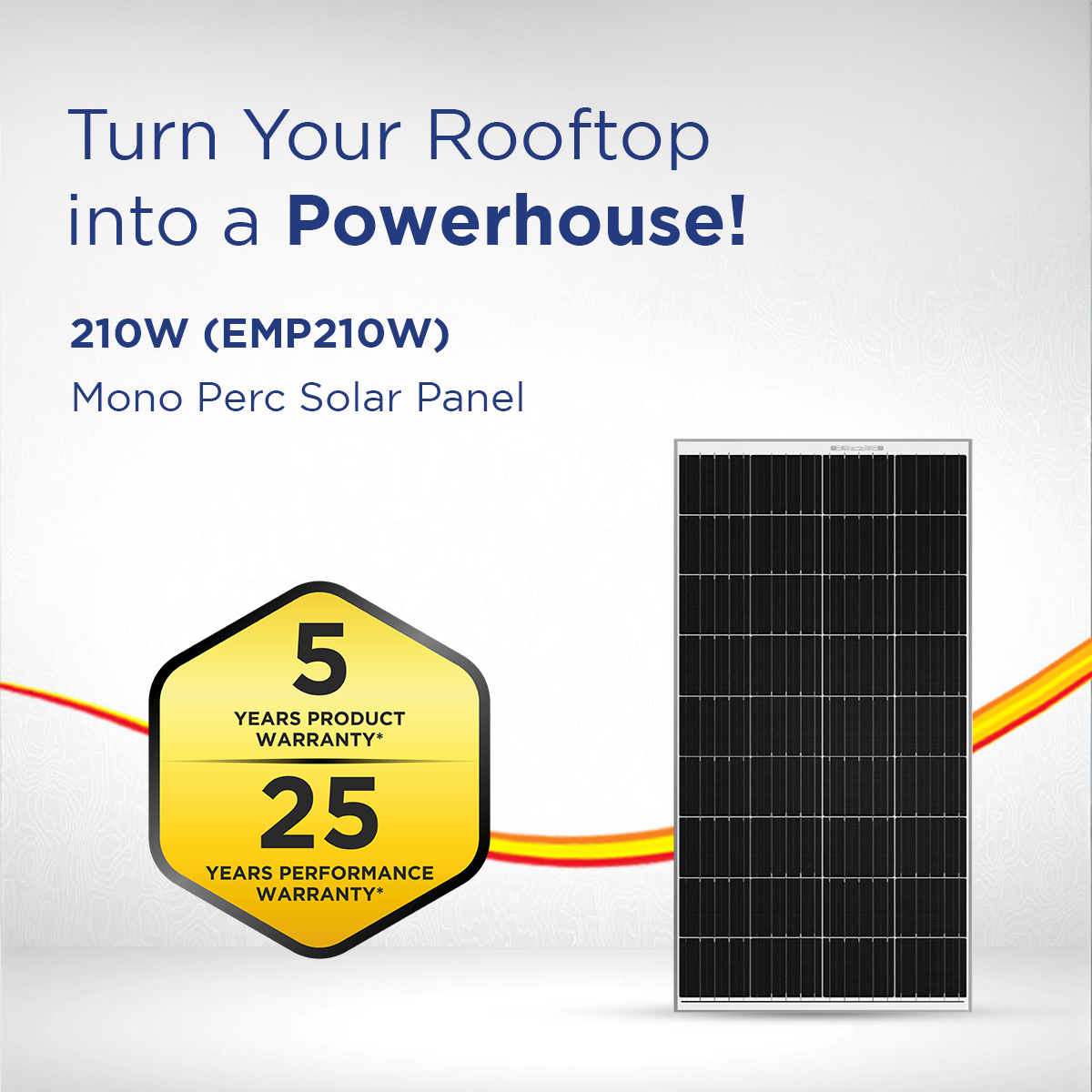 Eastman EMP210W 210 W Mono Perc Solar Panel_1