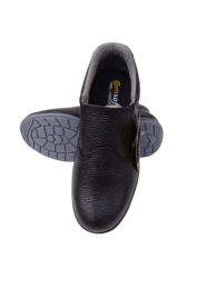 Leather Metal Toe Safety Shoes Black_0