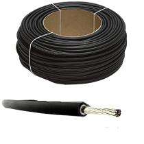 Femicab 1 Core 4 sqmm Flexible Tinned Copper Solar DC Cable IS 694 Black 90 m_0
