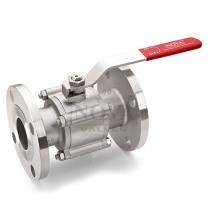 NOVA 3 Piece SS Ball Valves 65 mm Flanged Class 150_0