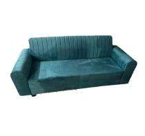 Shree Ganesh Foam 3 Seater Blue Sofa Set_0