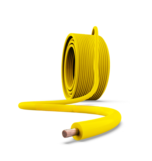 Vinay 10 sqmm FR Electric Wire Yellow 180 m_0