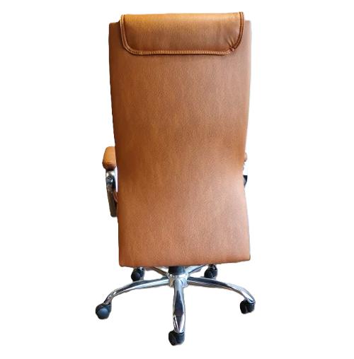 Decent Revolving Chair Brown 1270 x 700 x 690 mm Mild Steel Office Chairs_1