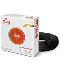 Polycab 1 sqmm FR-LF Electric Wire Black 100 m_0