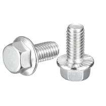 PRT M4 Hexagon Flange Bolt 4.6 DIN 6921_0