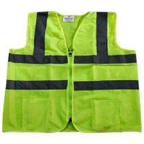 Evion Polyester Safety Jackets Medium SJ160 Sleeveless Green_0