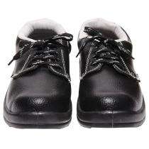 Polo 22Steel PVC Synthetic leather Alloy Steel Toe Safety Shoes Black_0