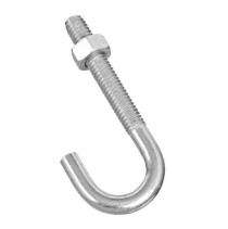 E S Haji M48 Mild Steel Foundation Bolts J Shape 400 mm_0