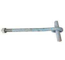 E S Haji M36 Mild Steel Foundation Bolts T Shape 300 mm_0