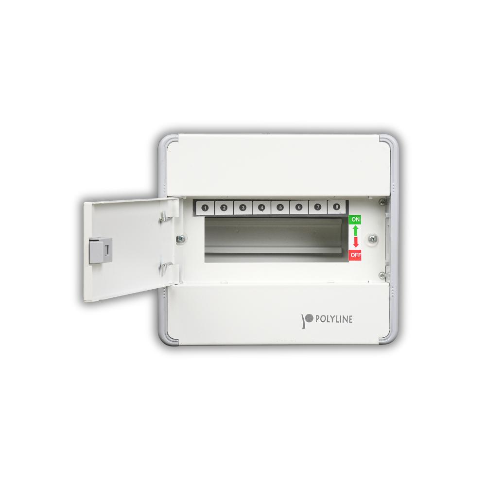 Polyline 8 Way IP44 Distribution Boards Single Phase and Neutral_1