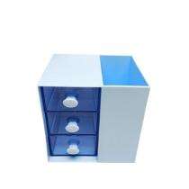 Office Desk Organizer 12 x 10 x 12 cm Blue_0