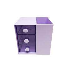 Office Desk Organizer 12 x 10 x 13 cm Purple_0