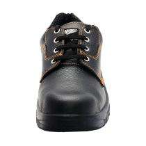 Shinde Fire Real Leather Steel Toe Safety Shoes Black_0