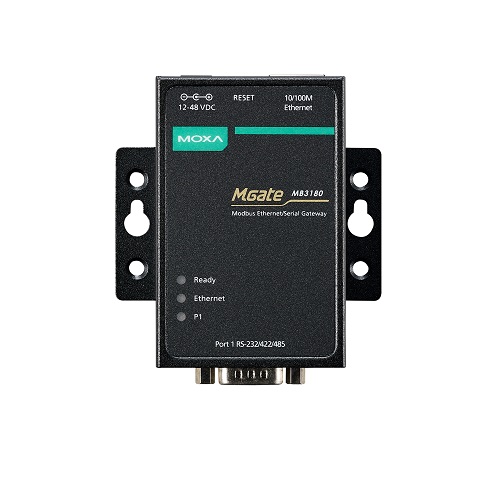 MOXA Modbus 10/100 Mbps 8-pin RJ45 RS-232/422/485 Modbus Gateway_2