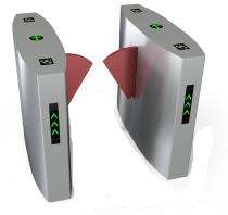 Secureye S-FB2000S Multi lane Flap Barrier 600 mm_0