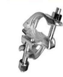 AMCO 48.3 mm Zinc Plated Forged Double Scaffolding Coupler 10 kN_0