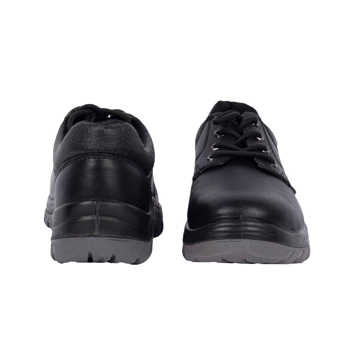 L&T SuFin Brand - Solido Executive SY05 Full Grain CG Steel Toe Safety Shoes Black_1