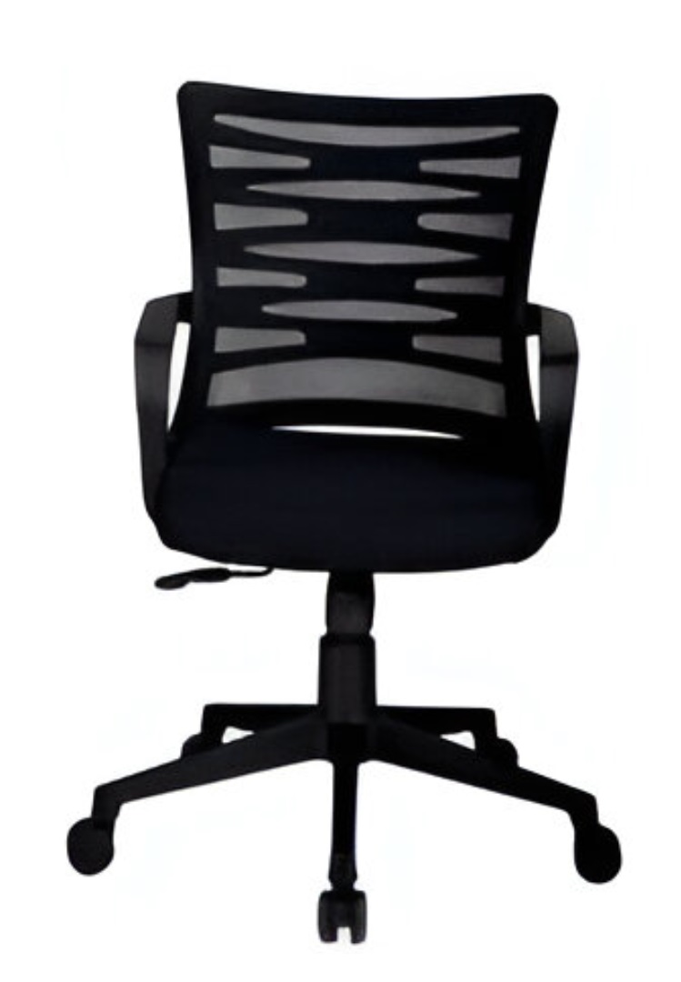Cubiclecraft Revolving Chair Black 985 x 635 x 605 mm Mesh Office Chairs_1