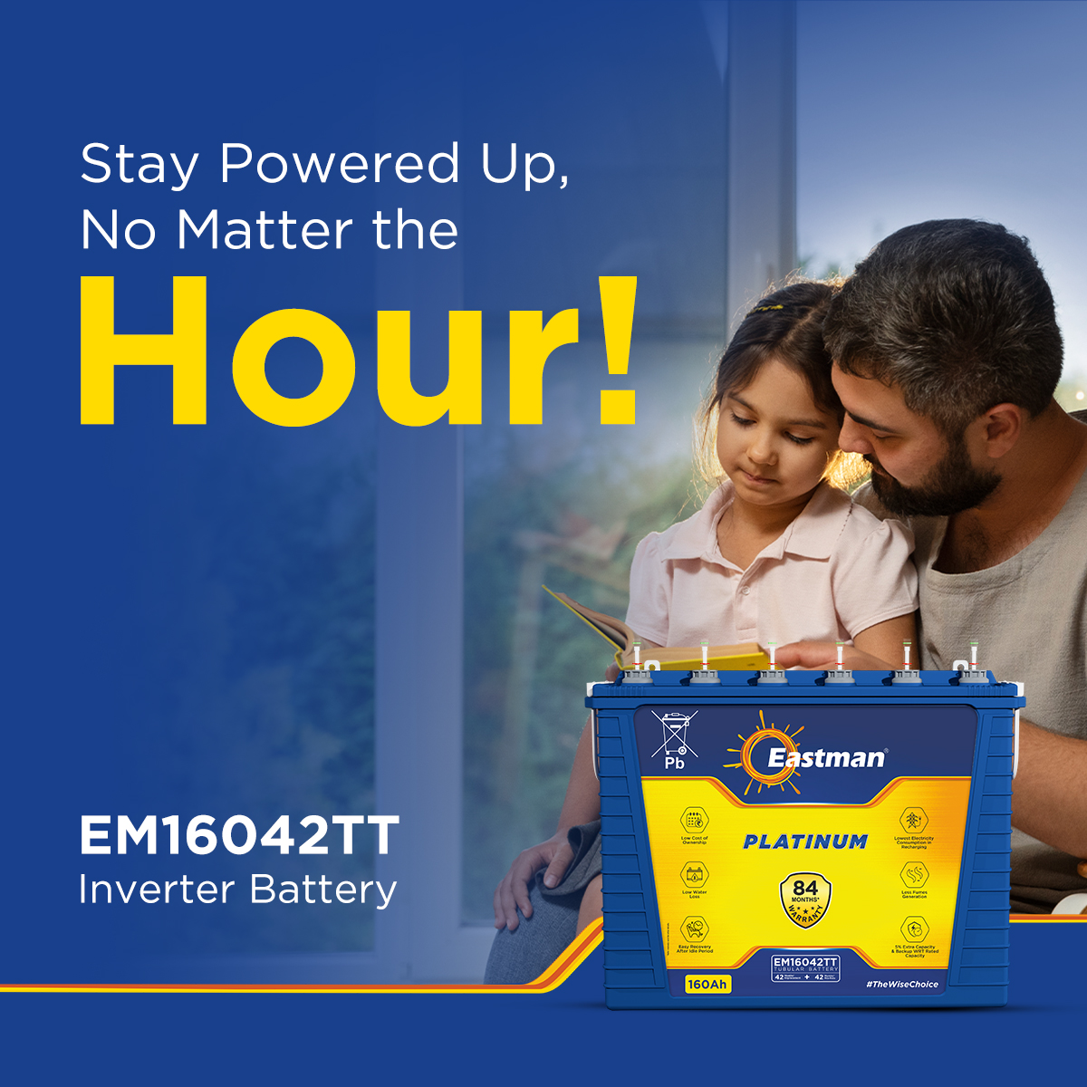 Eastman EM16042TT Flooded 12 V 160 Ah Lead Acid Batteries_1