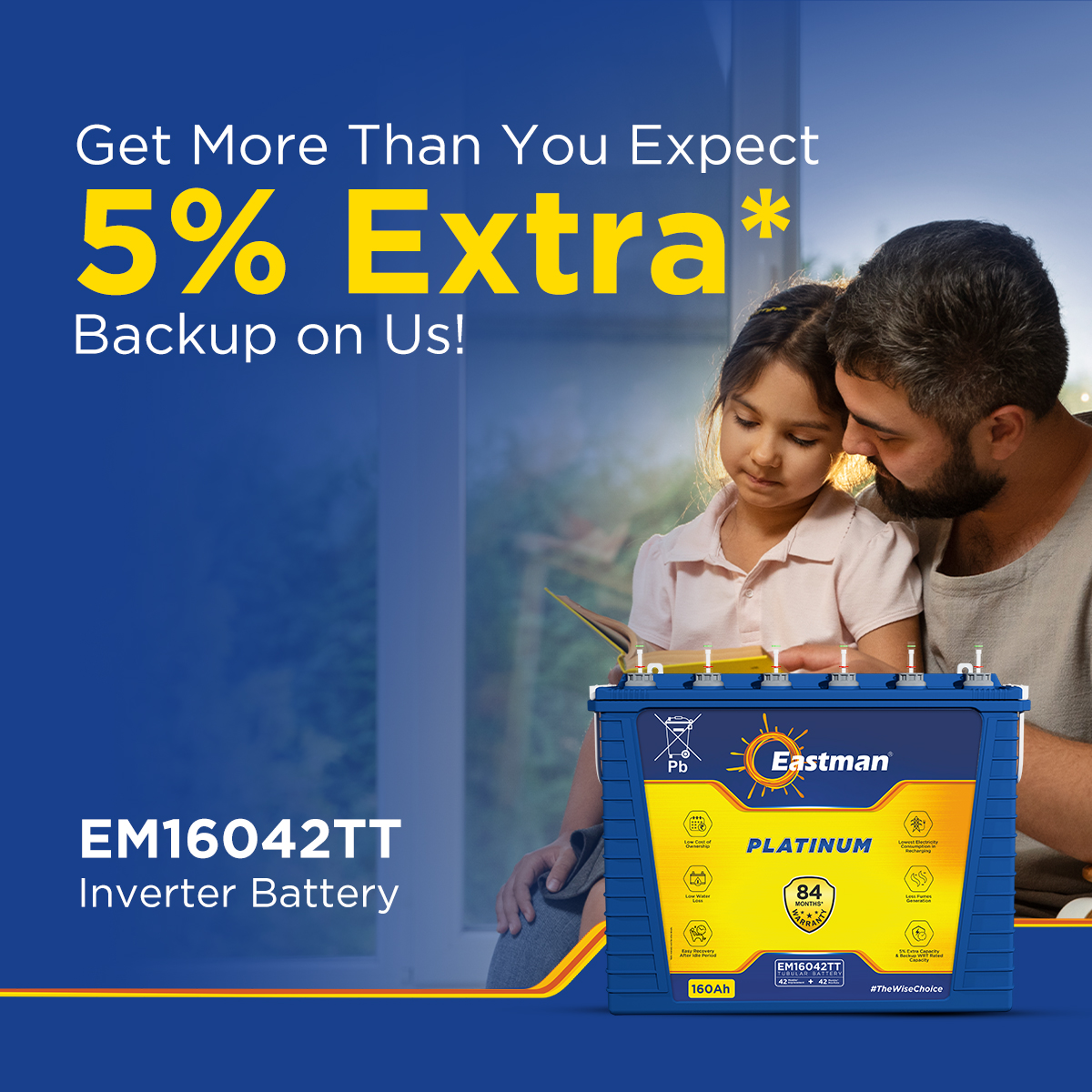 Eastman EM16042TT Flooded 12 V 160 Ah Lead Acid Batteries_2