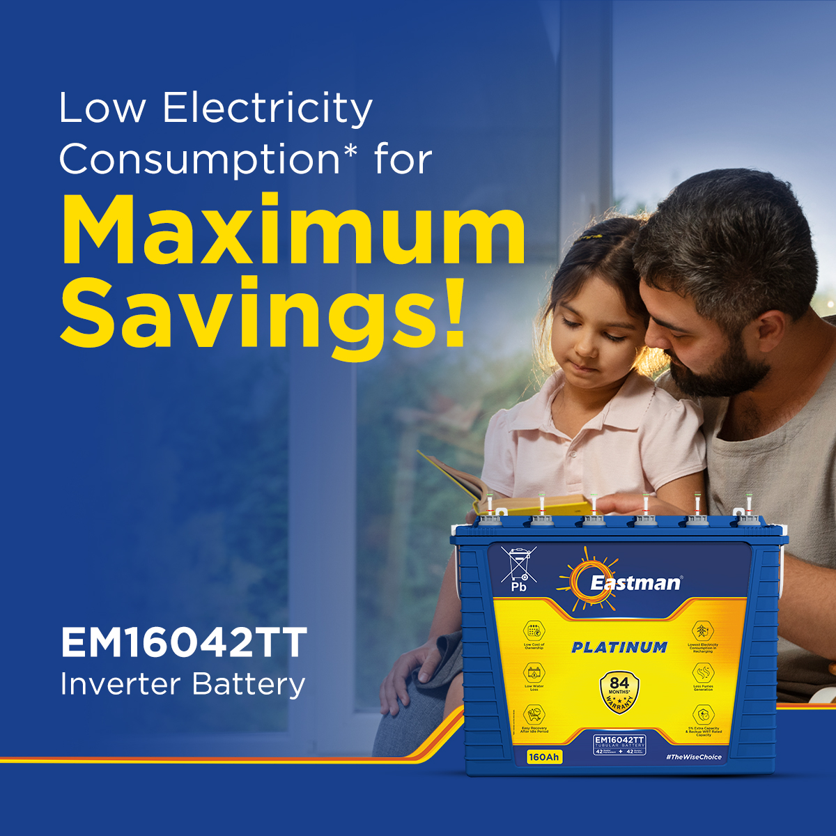 Eastman EM16042TT Flooded 12 V 160 Ah Lead Acid Batteries_3