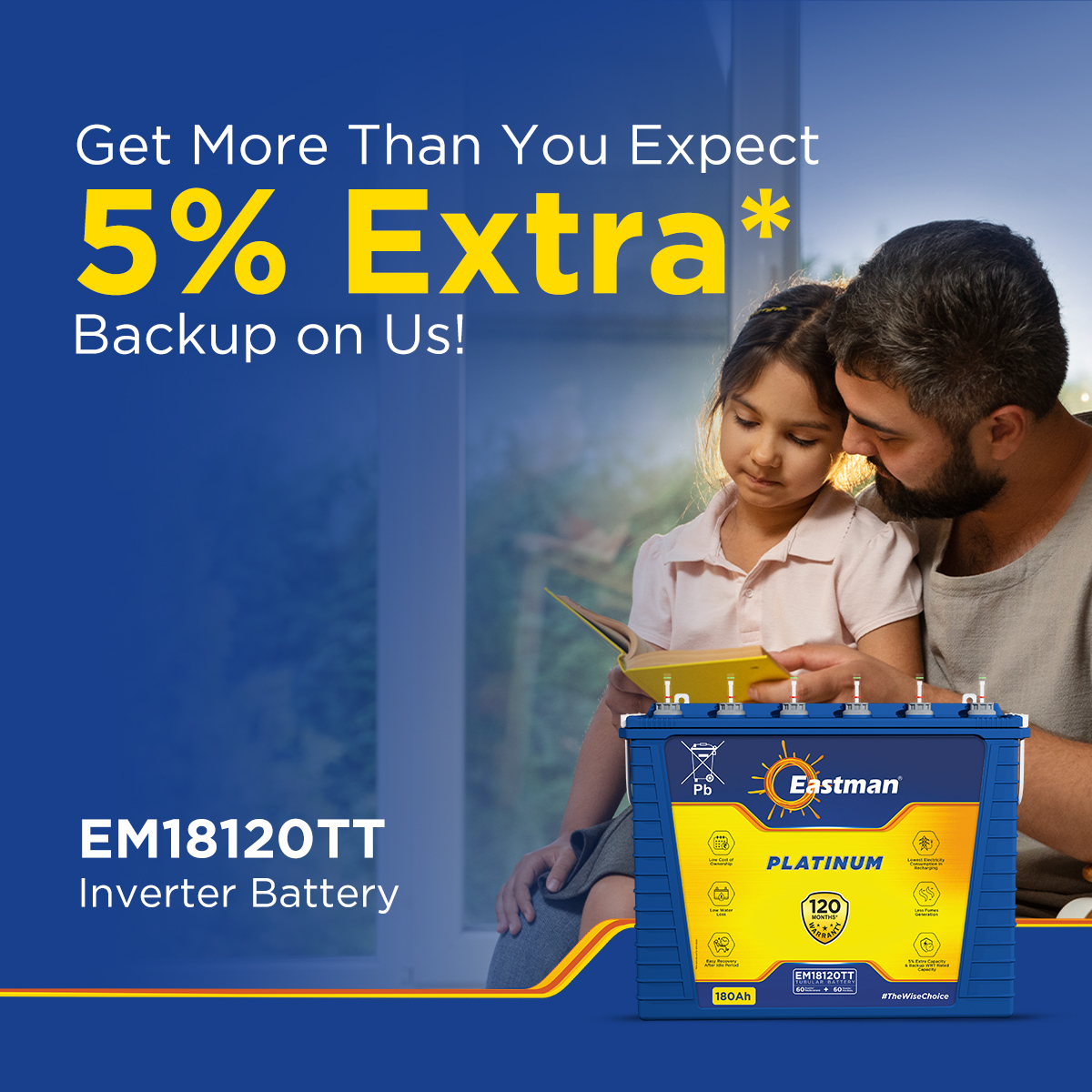 Eastman EM18120TT Flooded 12 V 180 Ah Lead Acid Batteries_2