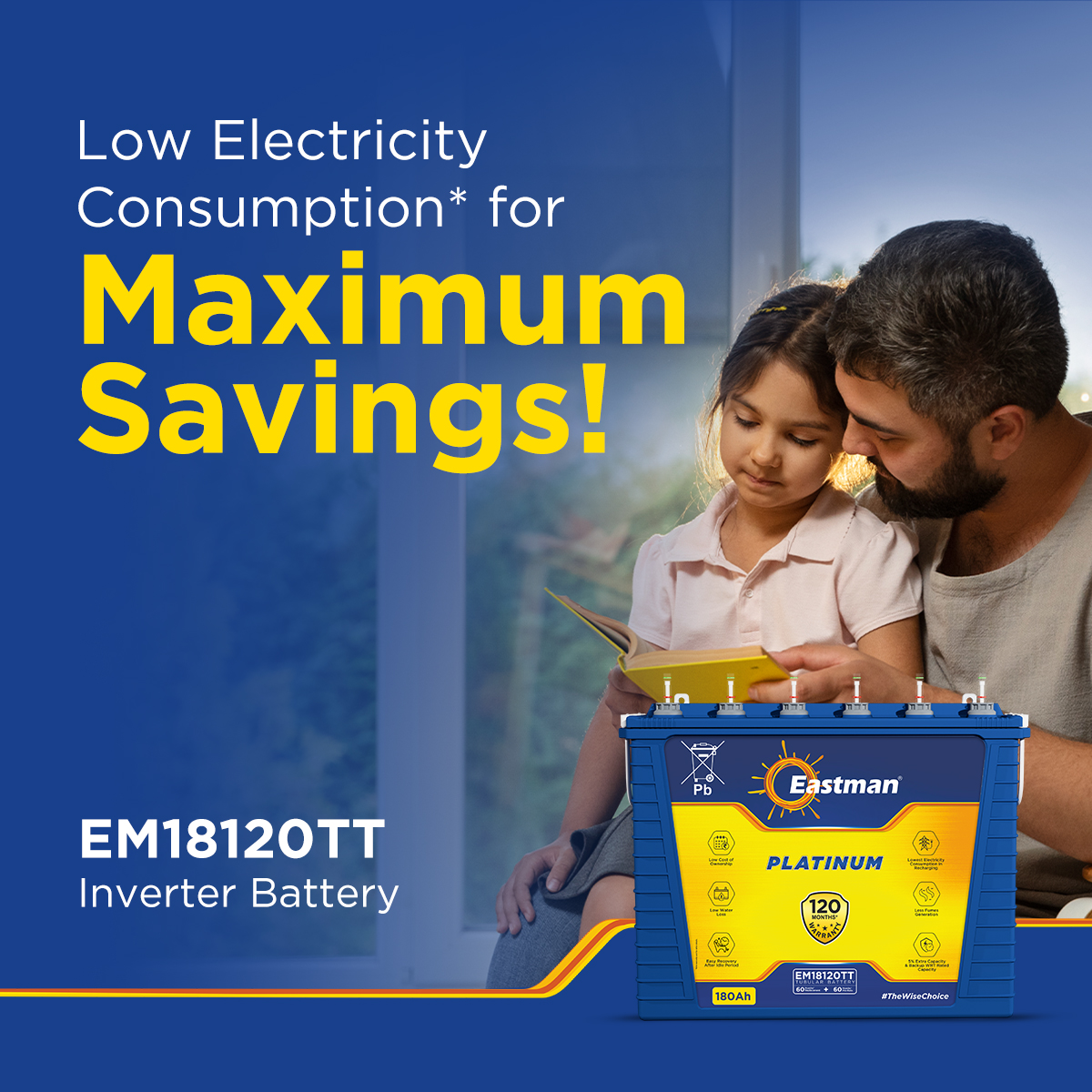 Eastman EM18120TT Flooded 12 V 180 Ah Lead Acid Batteries_4