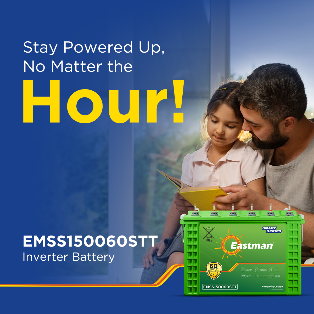 Eastman EMSS150060STT Flooded 12 V 150 Ah Lead Acid Batteries_1