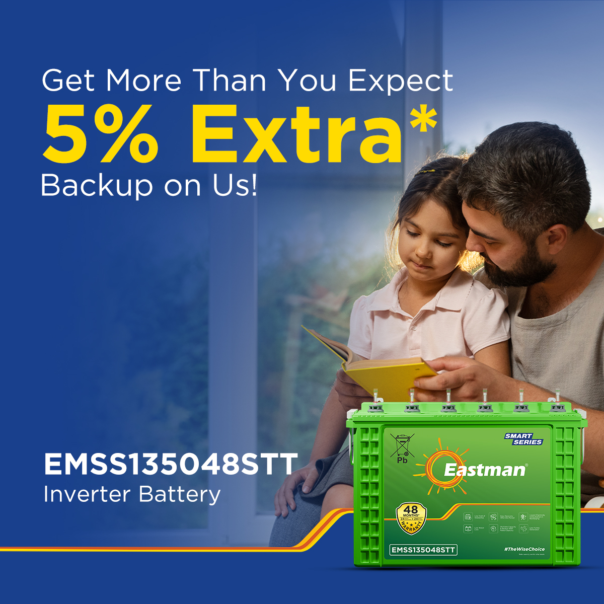 Eastman EMSS135048STT Flooded 12 V 135 Ah Lead Acid Batteries_2