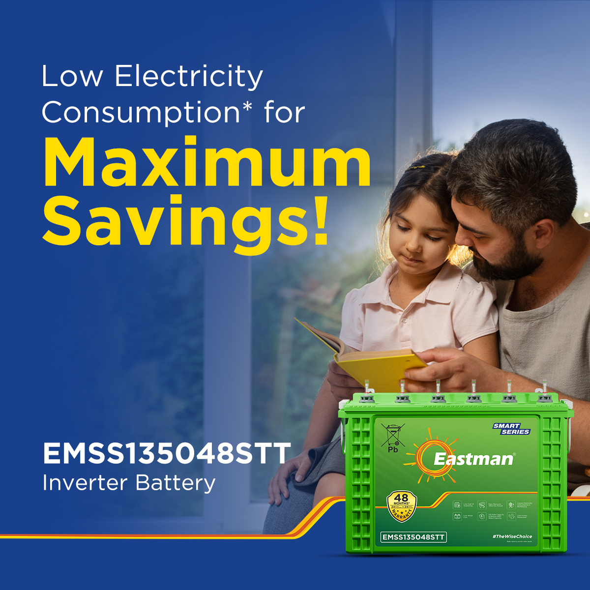 Eastman EMSS135048STT Flooded 12 V 135 Ah Lead Acid Batteries_3