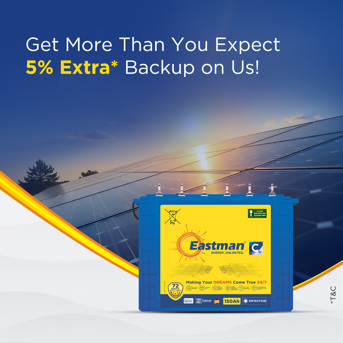 Eastman EM15072SB Flooded 12 V 150 Ah Lead Acid Batteries_2