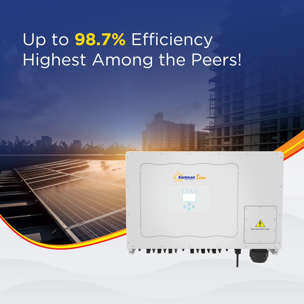 Eastman 110K-3P:6M-Solar 110 kW Three Phase Grid Tie On Grid Solar Inverter_2