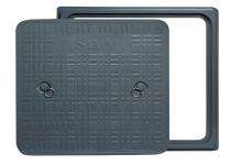 Simma Solid Top Manhole Cover FRP Painted 250 x 250 mm_0