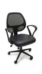 Parmar Revolving Black 1150 x 640 mm Plastic Office Chairs_0