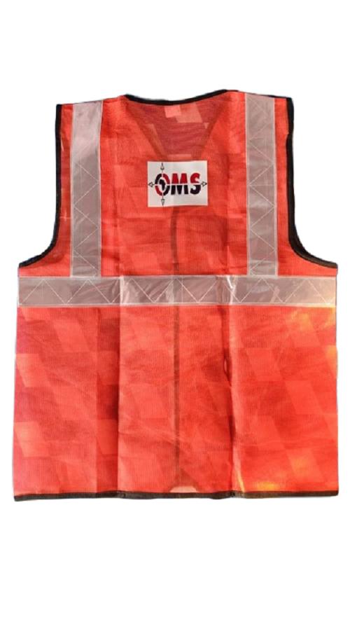 Polyester Safety Jackets 23 x 27 inch Without Sleeves Orange_1
