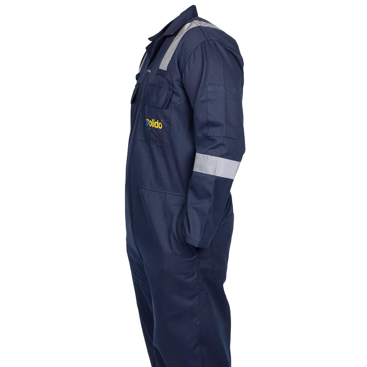 L&T SuFin Brand - Solido Full Sleeves 65/35 Poly Cotton Safety Suit Safeline Pro_1